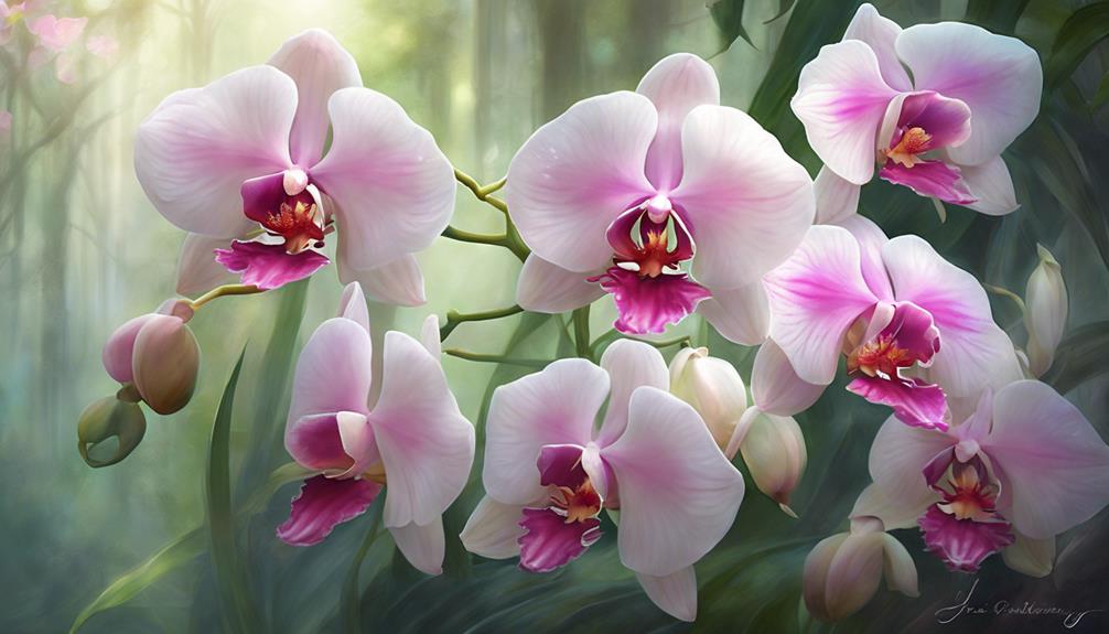 elegance in orchid details