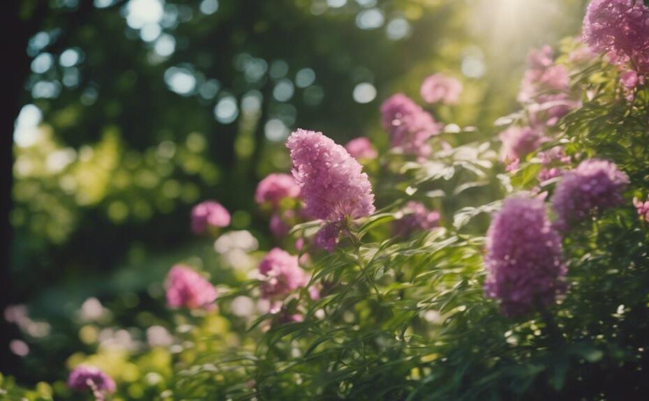 fiori sempreverdi nel giardino