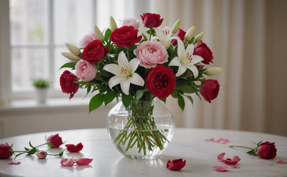 gesti romantici con fiori