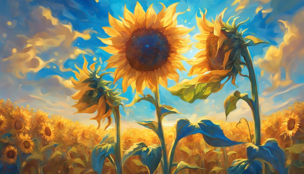 sunflowers positivity and strength