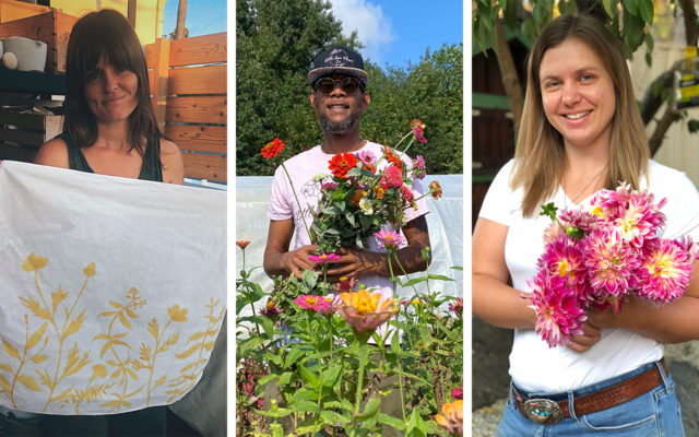 Foto collage di tre vincitori della Borsa di Studio Floret 2022.