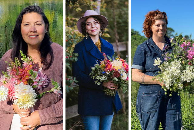 Foto collage dei tre vincitori della Borsa di Studio Floret 2023