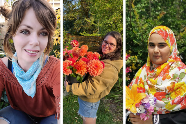 Foto collage dei tre vincitori della Borsa di Studio Floret 2023