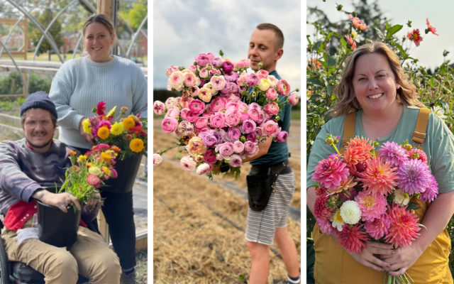 Foto collage dei tre vincitori della Borsa di Studio Floret 2023