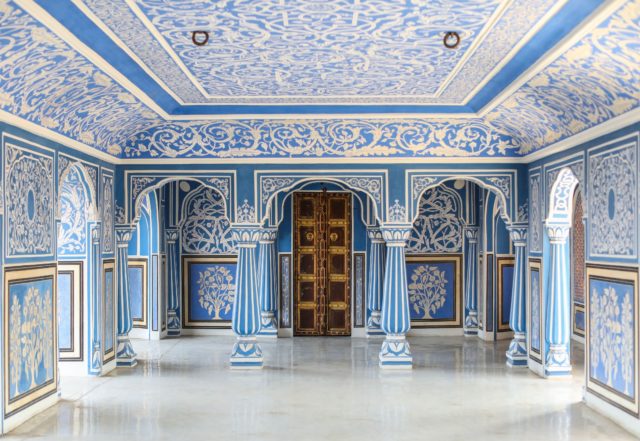 Interno blu Patterns of India