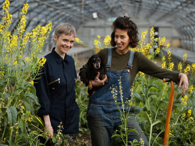 Marianne Mogendorff e Camila Klich della Wolves Lane Flower Company